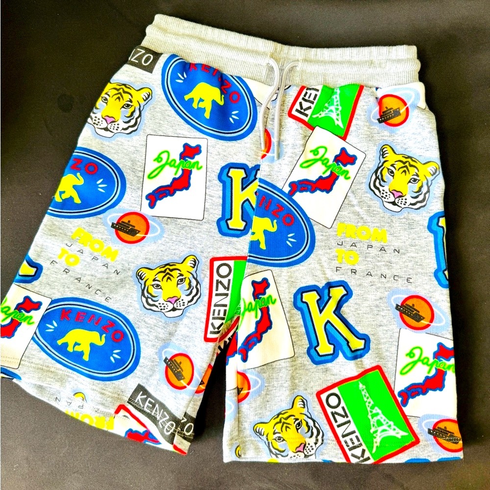 kenzo kids shorts